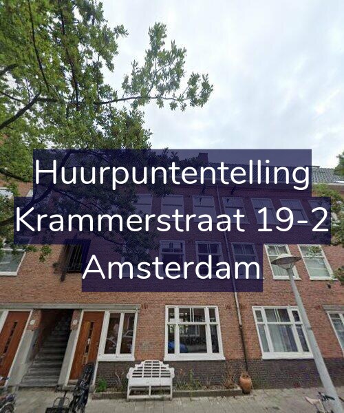 Foto gevel Huurpuntentelling voor Krammerstraat 19-2, Amsterdam