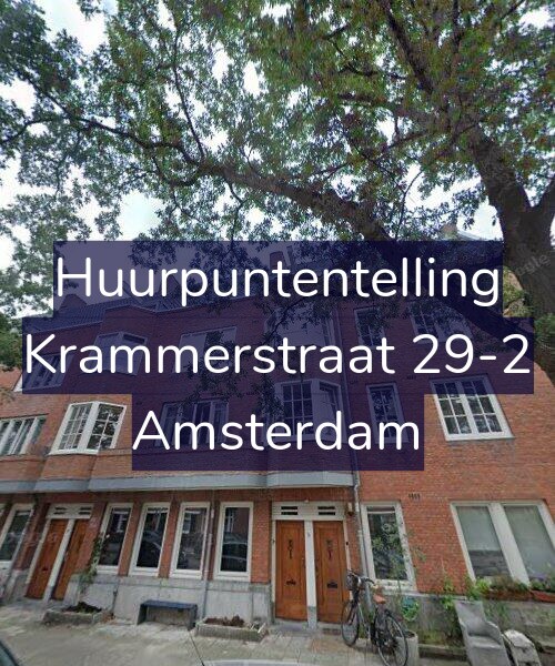 Foto gevel Huurpuntentelling voor Krammerstraat 29-2, Amsterdam