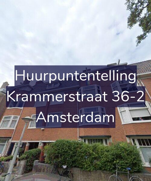 Foto gevel Huurpuntentelling voor Krammerstraat 36-2, Amsterdam