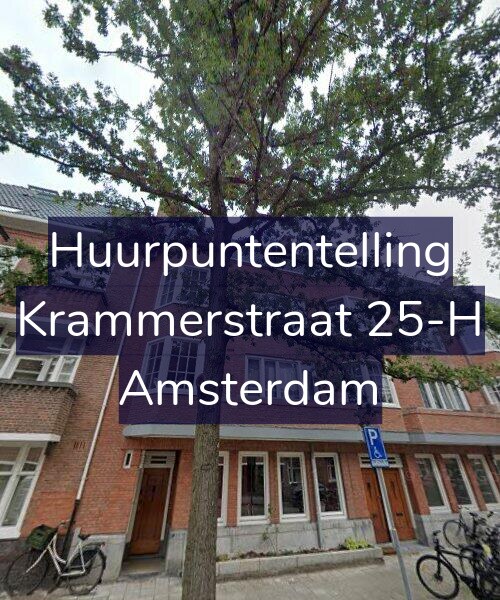 Foto gevel Huurpuntentelling voor Krammerstraat 25-H, Amsterdam