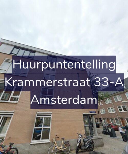 Foto gevel Huurpuntentelling voor Krammerstraat 33-A, Amsterdam