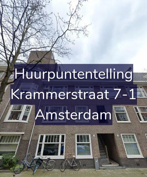 Foto gevel Huurpuntentelling voor Krammerstraat 7-1, Amsterdam