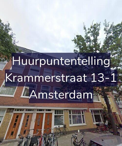 Foto gevel Huurpuntentelling voor Krammerstraat 13-1, Amsterdam