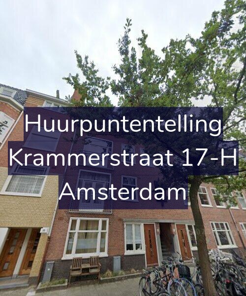 Foto gevel Huurpuntentelling voor Krammerstraat 17-H, Amsterdam