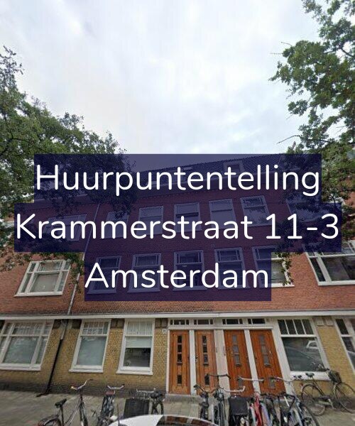 Foto gevel Huurpuntentelling voor Krammerstraat 11-3, Amsterdam