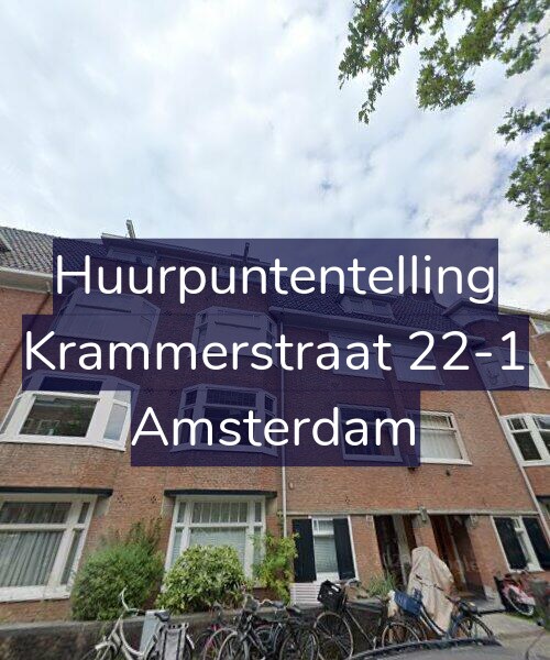 Foto gevel Huurpuntentelling voor Krammerstraat 22-1, Amsterdam