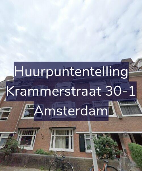 Foto gevel Huurpuntentelling voor Krammerstraat 30-1, Amsterdam