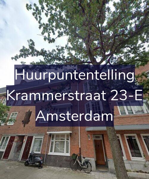 Foto gevel Huurpuntentelling voor Krammerstraat 23-E, Amsterdam