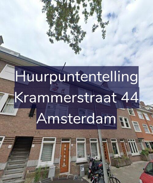 Foto gevel Huurpuntentelling voor Krammerstraat 44, Amsterdam