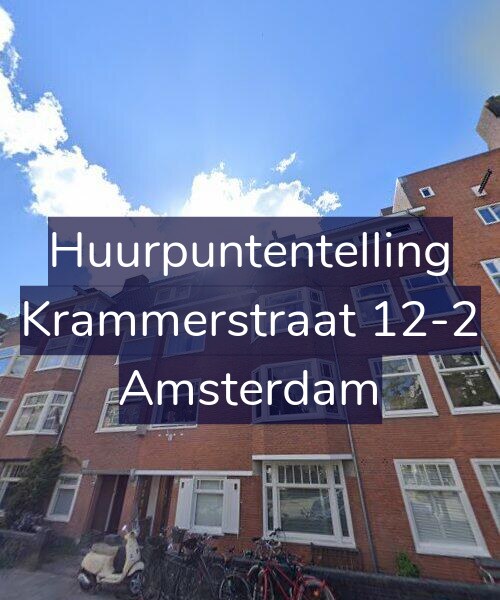Foto gevel Huurpuntentelling voor Krammerstraat 12-2, Amsterdam