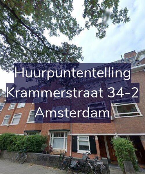 Foto gevel Huurpuntentelling voor Krammerstraat 34-2, Amsterdam