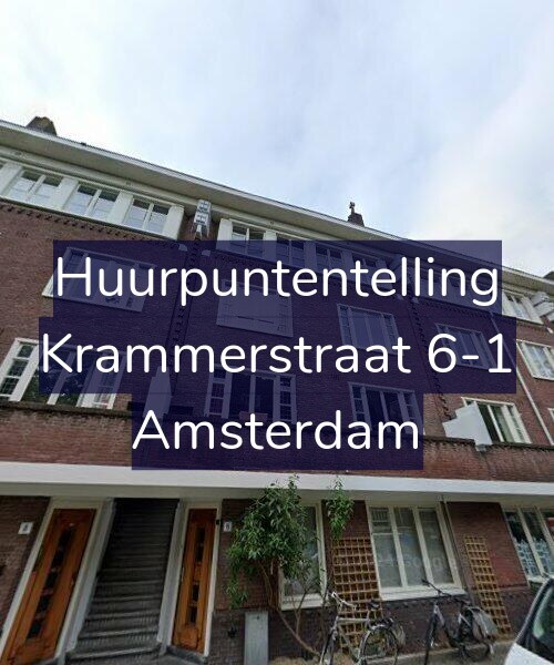 Foto gevel Huurpuntentelling voor Krammerstraat 6-1, Amsterdam