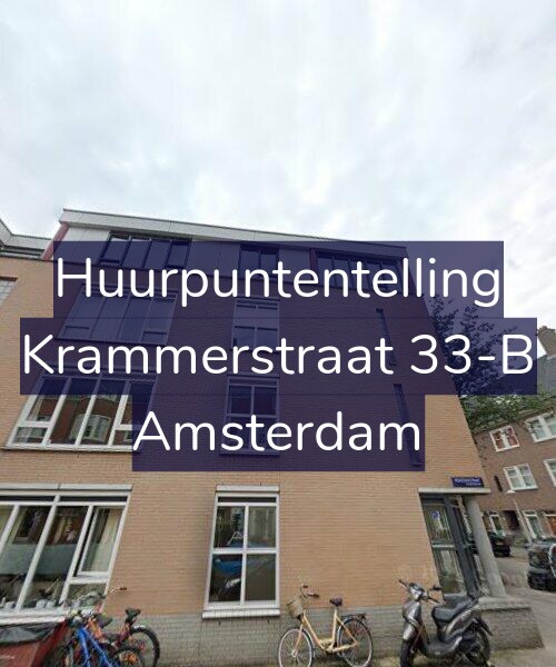 Foto gevel Huurpuntentelling voor Krammerstraat 33-B, Amsterdam