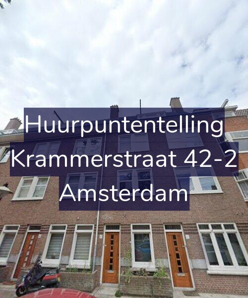 Foto gevel Huurpuntentelling voor Krammerstraat 42-2, Amsterdam