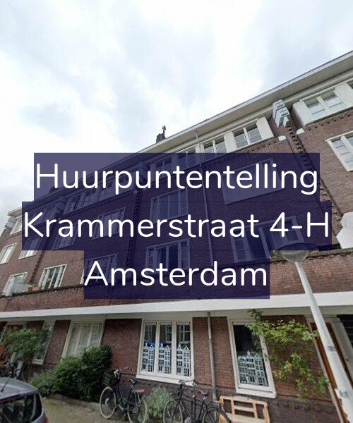 Foto gevel Huurpuntentelling voor Krammerstraat 4-H, Amsterdam
