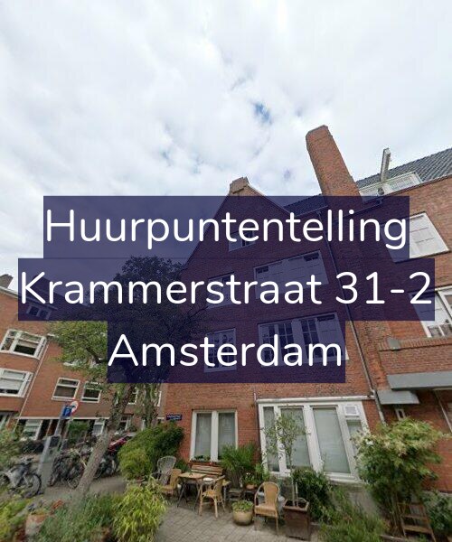 Foto gevel Huurpuntentelling voor Krammerstraat 31-2, Amsterdam