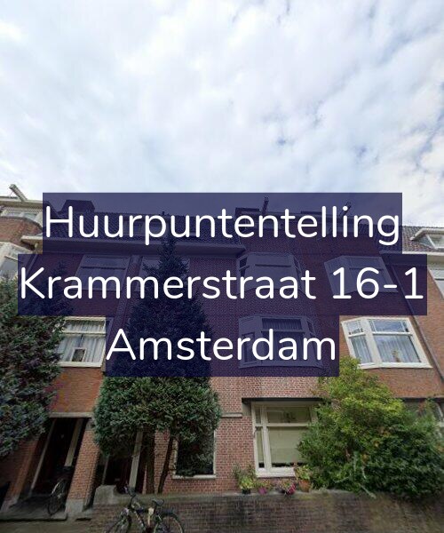 Foto gevel Huurpuntentelling voor Krammerstraat 16-1, Amsterdam