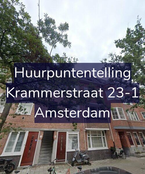 Foto gevel Huurpuntentelling voor Krammerstraat 23-1, Amsterdam