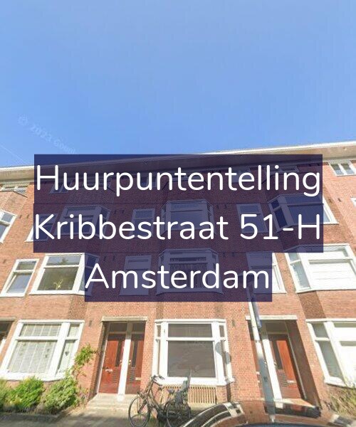 Foto gevel Huurpuntentelling voor Kribbestraat 51-H, Amsterdam