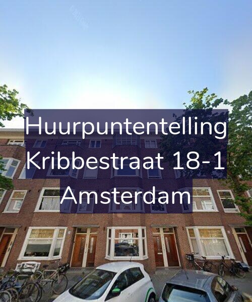 Foto gevel Huurpuntentelling voor Kribbestraat 18-1, Amsterdam