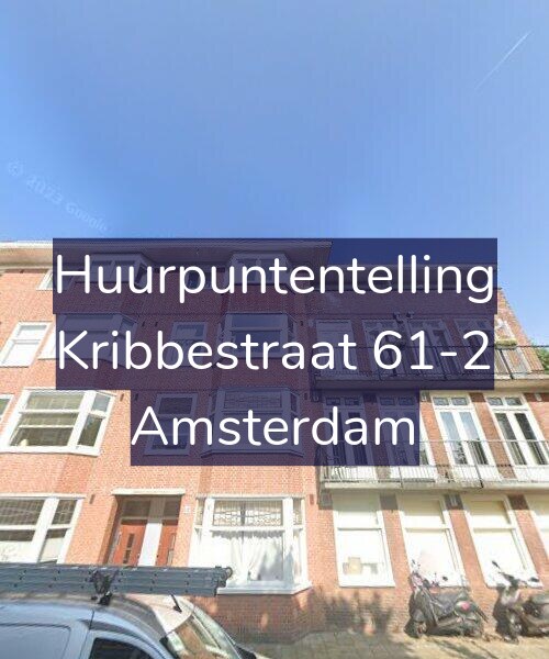 Foto gevel Huurpuntentelling voor Kribbestraat 61-2, Amsterdam