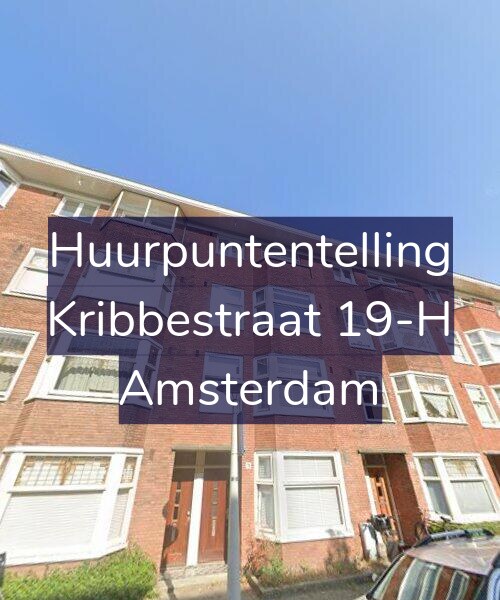 Foto gevel Huurpuntentelling voor Kribbestraat 19-H, Amsterdam
