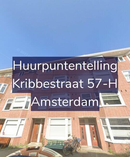 Foto gevel Huurpuntentelling voor Kribbestraat 57-H, Amsterdam