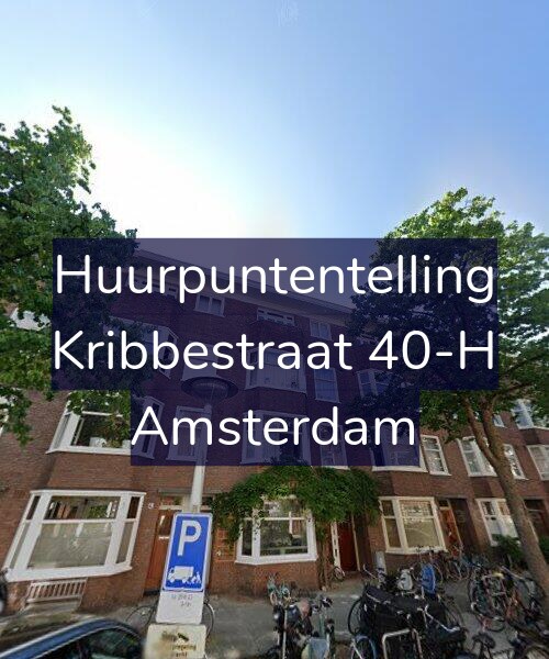 Foto gevel Huurpuntentelling voor Kribbestraat 40-H, Amsterdam