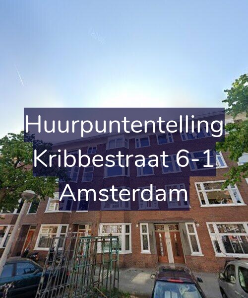 Foto gevel Huurpuntentelling voor Kribbestraat 6-1, Amsterdam