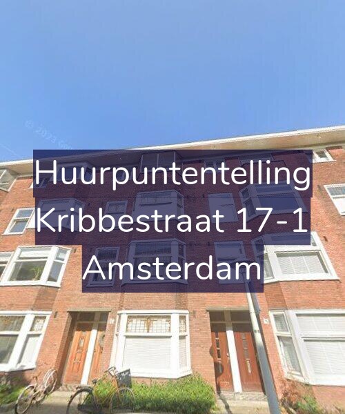Foto gevel Huurpuntentelling voor Kribbestraat 17-1, Amsterdam