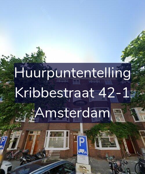 Foto gevel Huurpuntentelling voor Kribbestraat 42-1, Amsterdam