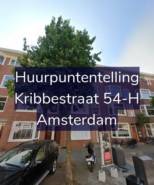 Foto gevel Huurpuntentelling voor Kribbestraat 54-H, Amsterdam
