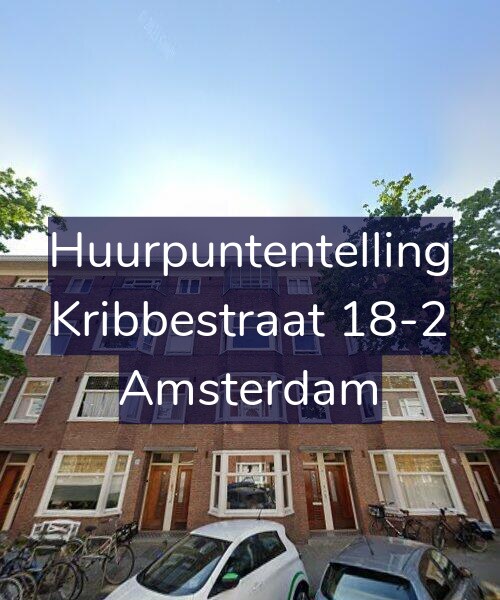Foto gevel Huurpuntentelling voor Kribbestraat 18-2, Amsterdam