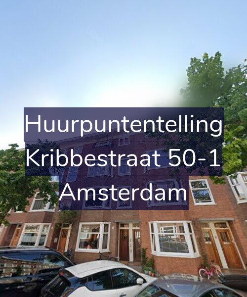 Foto gevel Huurpuntentelling voor Kribbestraat 50-1, Amsterdam