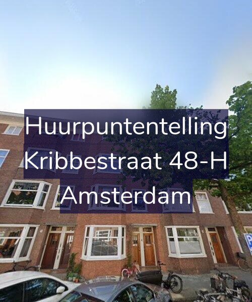 Foto gevel Huurpuntentelling voor Kribbestraat 48-H, Amsterdam