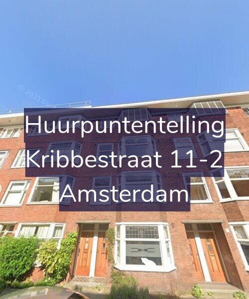 Foto gevel Huurpuntentelling voor Kribbestraat 11-2, Amsterdam