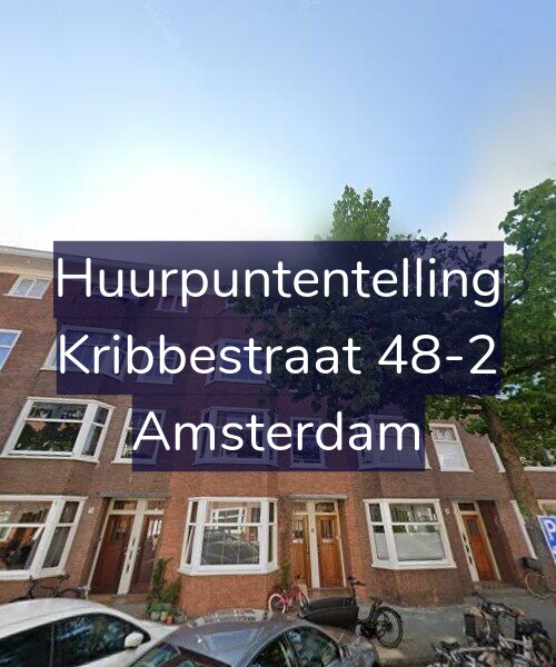 Foto gevel Huurpuntentelling voor Kribbestraat 48-2, Amsterdam