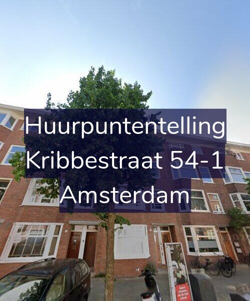 Foto gevel Huurpuntentelling voor Kribbestraat 54-1, Amsterdam