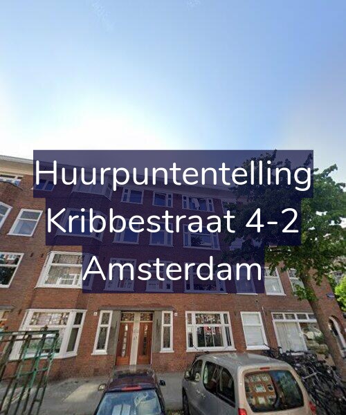 Foto gevel Huurpuntentelling voor Kribbestraat 4-2, Amsterdam