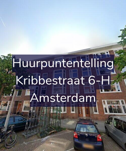 Foto gevel Huurpuntentelling voor Kribbestraat 6-H, Amsterdam