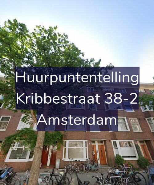 Foto gevel Huurpuntentelling voor Kribbestraat 38-2, Amsterdam