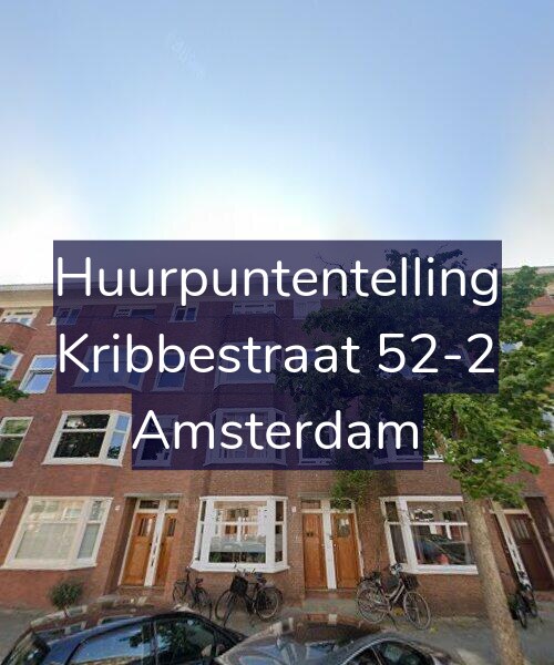 Foto gevel Huurpuntentelling voor Kribbestraat 52-2, Amsterdam