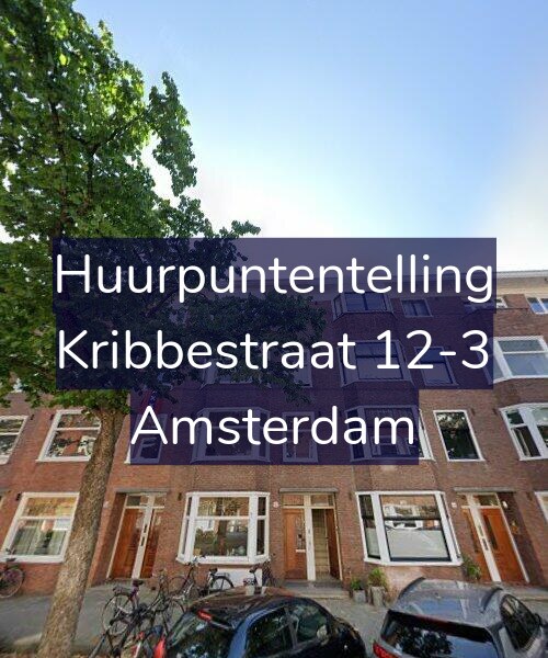 Foto gevel Huurpuntentelling voor Kribbestraat 12-3, Amsterdam