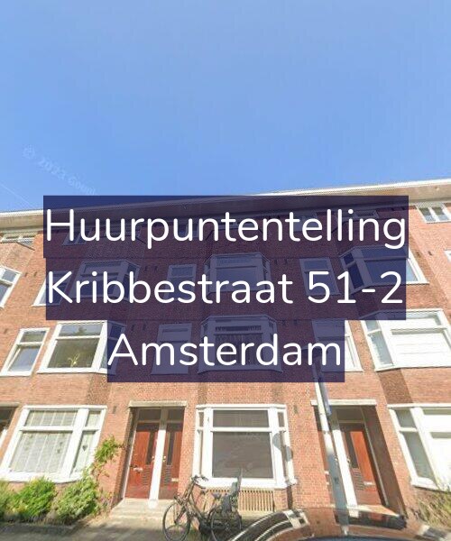 Foto gevel Huurpuntentelling voor Kribbestraat 51-2, Amsterdam