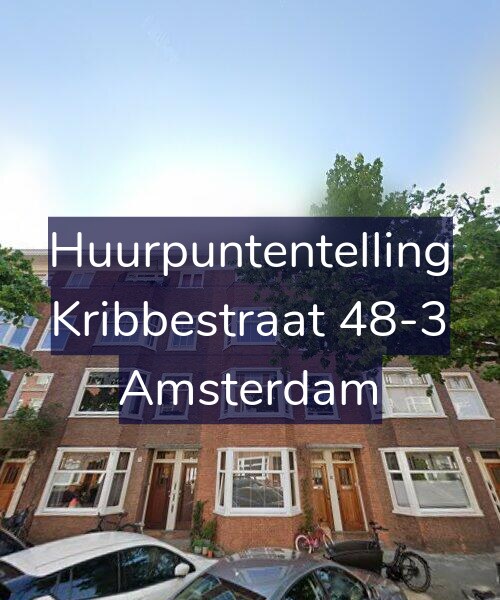 Foto gevel Huurpuntentelling voor Kribbestraat 48-3, Amsterdam