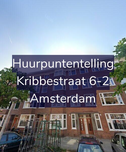 Foto gevel Huurpuntentelling voor Kribbestraat 6-2, Amsterdam