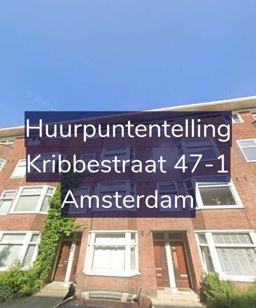 Foto gevel Huurpuntentelling voor Kribbestraat 47-1, Amsterdam