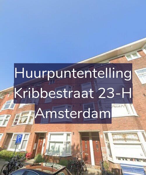 Foto gevel Huurpuntentelling voor Kribbestraat 23-H, Amsterdam