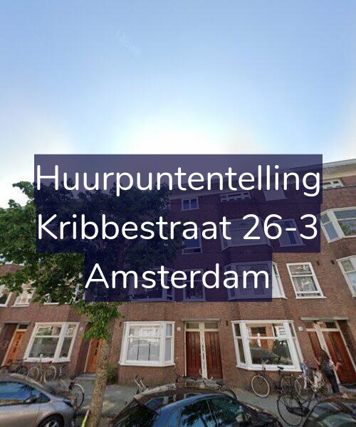 Foto gevel Huurpuntentelling voor Kribbestraat 26-3, Amsterdam