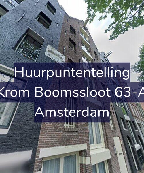 Foto gevel Huurpuntentelling voor Krom Boomssloot 63-A, Amsterdam